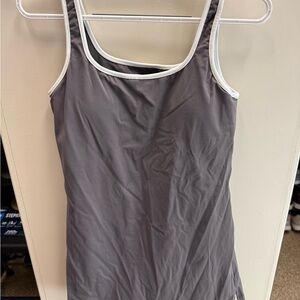 Gold Hinge Grey Tennis Dress